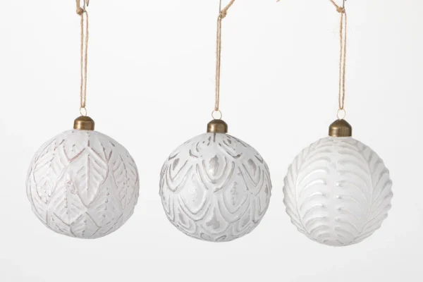 Aldiana+3+Piece+Patterned+Ball+Ornament+Set